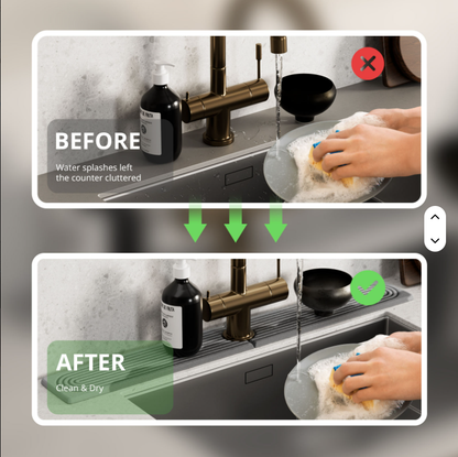 Diatomaceous Earth Sink Tray Stone Home Sink Caddy Kitchen Instant Dry Sink Organizer - view 5