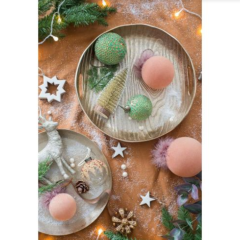 D3 Christmas Ball Ornaments, Glass Decorative Hanging Ball Christmas Tree Ornaments For Holiday Party Decorations - view 3
