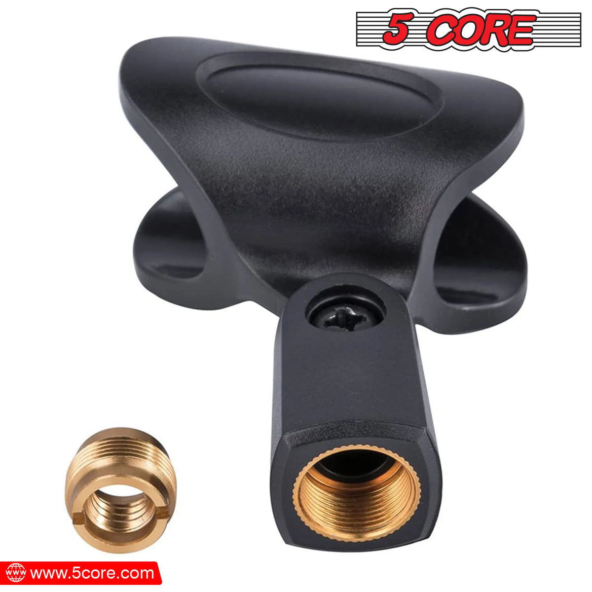 5 Core Microphone Clips for all Handheld Transmitters Universal Adjustable Mic Clips with 5/8" Male to 3/8" Female - view 7