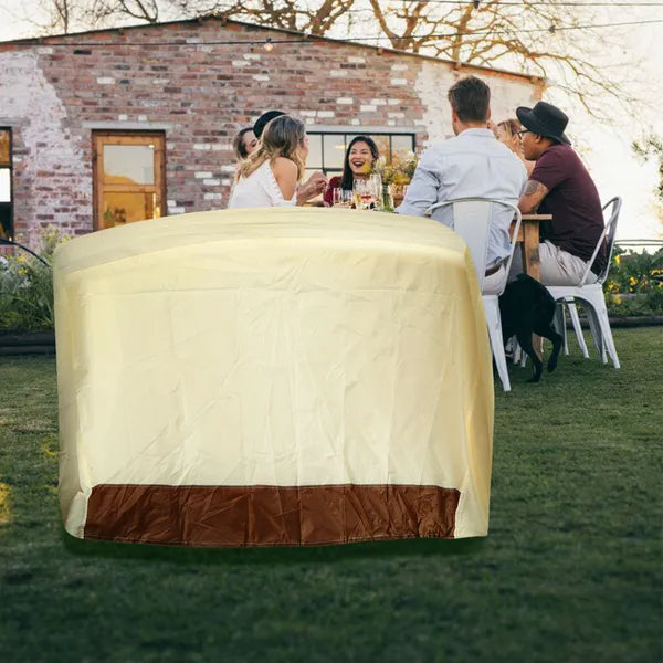 210D Waterproof Outdoor BBQ Grill Cover Windproof Dustproof Patio Gas Grill Oven Protector Oxford Cloth Garden GPCT1580 - view 7
