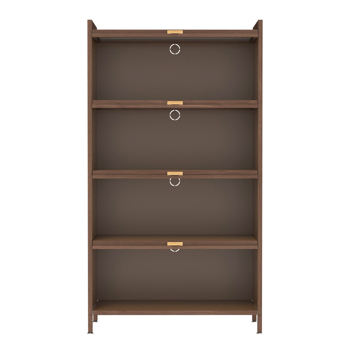57'' Tall Metal 4 Flip Doors Cabinet, With Ample Storage Space For Bedroom, Office, Living Room, Hallway - view 6