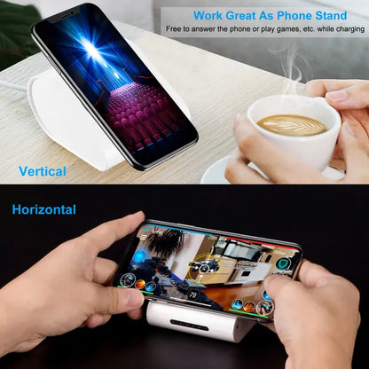 Qi Wireless Charger 10400mAh Power Bank 5W Wireless Charger Pad 2.1A USB Charge Port Portable Battery Charger - view 5