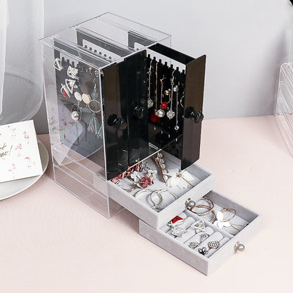 Earrings Organizer Jewelry Necklace Box Acrylic - view 5