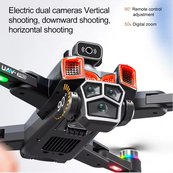 A19 Large Screen Drone: 4.3-inch + 5G Ultra HD Image Transmission, Say Goodbye To Freezing! Brushless Motor + - view 4
