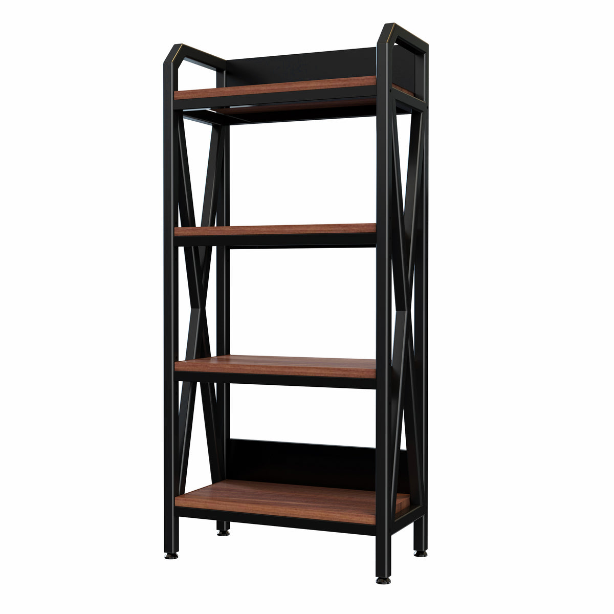 56.30'' Bakers Rack 4-Level Storage Shelves Mental And Wooden Kitchen Shelves, Kitchen Organizers And Storage - view 10