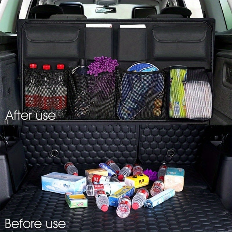 Foldable Multi-functional Backseat Organizer For Car Rear Seats - view 3