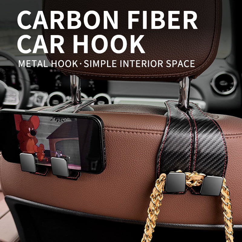 Car Hook Car Seat Back Hook Hanger Hook Headrest Hook Purses Bags Clothes Sundries Hanger Clip Auto Car Accessories