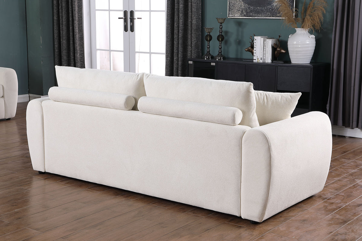 Modern Minimalist Comfortable Compressed BEIGE Sofa - view 10