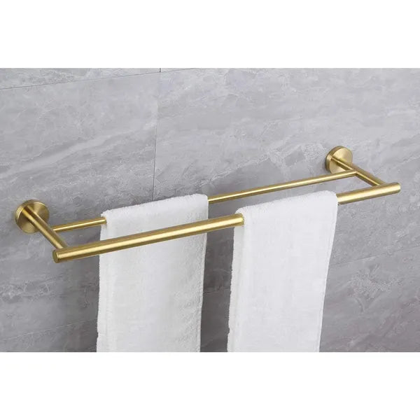 23.6 Inch Double Towel Bar, Bathroom Towel Bar Wall Mount, 304 Stainless Steel Bathroom Towel Racks Towel Rods - view 4