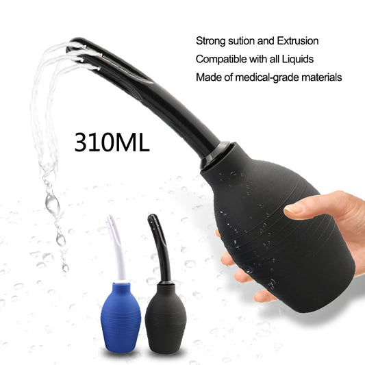 310ml Vaginal Bulb Douche Colonic Irrigation Rubber Enema Bag Cleaner Kit - view 2