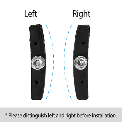 5 Pairs V Bike Brake Pads Road Mountain Bicycle V-Brake Blocks Set 70mm Non-Slip V Bicycle Stop Caliper With Hex Nuts - view 4