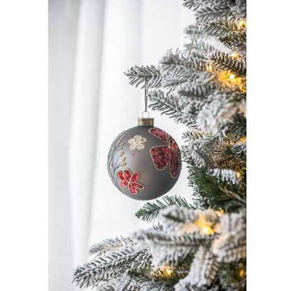 D4.7 Christmas Ball Ornaments, Glass Decorative Hanging Ball Christmas Tree Ornaments For Holiday Party Decorations - view 4