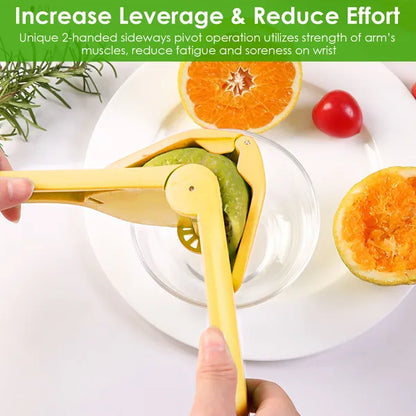 Manual Lemon Squeezer Fold Flat Design Effortless Hand Lemon Juicer Squeezer Manual Citrus Juicer With Sideways Pivot - view 4