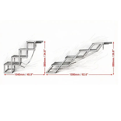 Folding Dog Car Ramp - view 7
