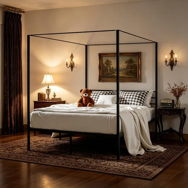 Canopy Bed Frame Only Bed Frame