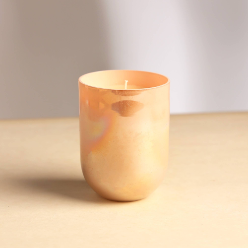 Subtle Shine Scented Wax Candle - Peach - view 4