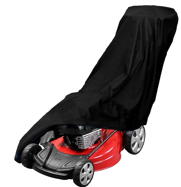 Waterproof Lawn Mower Cover Heavy Duty UV Protector For Push Mower Universal Fit - view 2