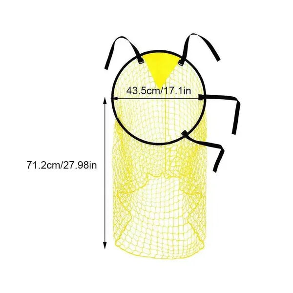 2-Pack Top Bins Football Target Net, Foldable Soccer Training Net With Goal, Easy To Install And Disassemble - view 2