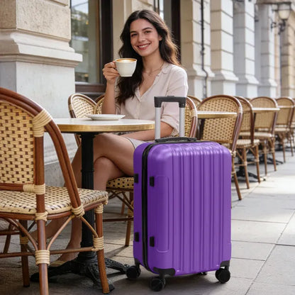 Three-in-one Textured Frosted Case Shell, Non-TSA Customs Lock, 28-inch Detachable Wheels, ABS Trolley Case, 20in, 24in - view 4