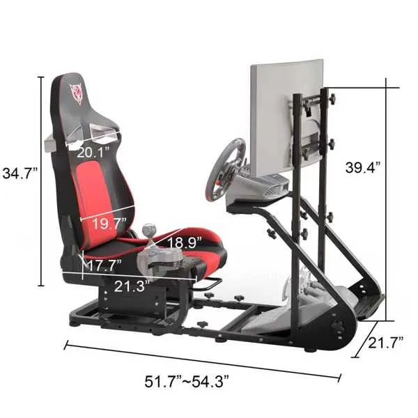 Enhanced And Stable Racing Wheel Cockpit, Compatible With Fanatec, PXN, Thrustmaster - view 5