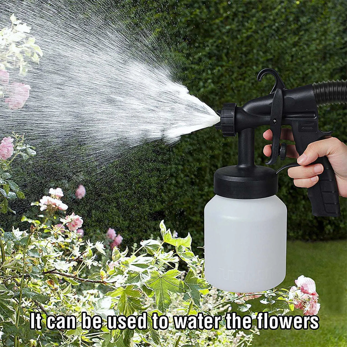 800ML Paint Spray Painter 650W Paint Sprayer Machine 800ML/Min Output HVLP Oil Primer Water Sprayer w / 3 Spraying