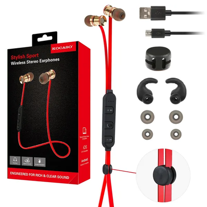 Sport Headsets Wireless V4.1 In-Ear Stereo Headphones Sweat-proof Running Earphones - view 5