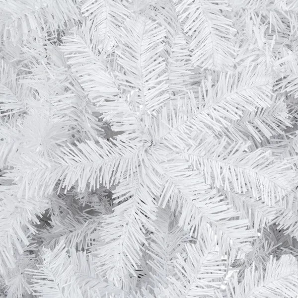 8ft Flocking Tied Light 1349 Branches Christmas Tree - view 2