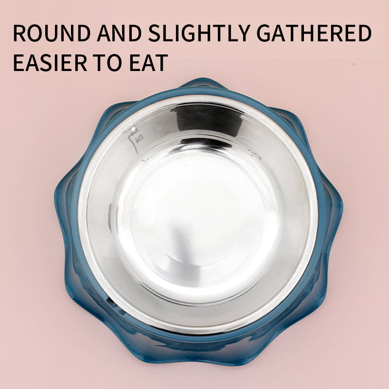 Pet Cat Dog Bowl For Food And Water, Stainless Steel Pet Feeding Bowl - view 4