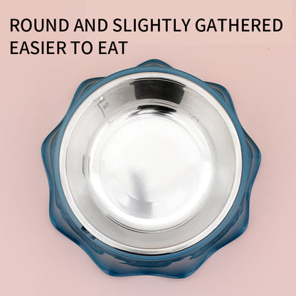 Pet Cat Dog Bowl For Food And Water, Stainless Steel Pet Feeding Bowl - view 4