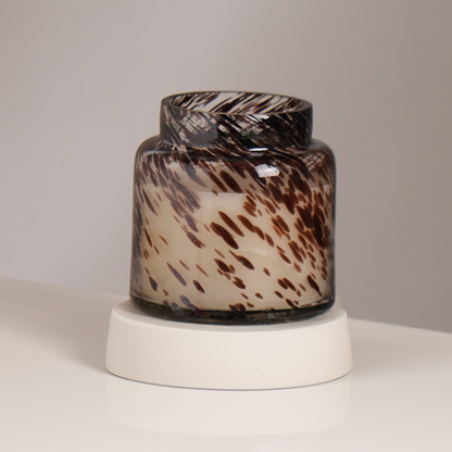 Splatter Pastel Glow Candle Elegant & Aromatic Wax Candle For Home & Office Long-Lasting Burn & Soothing Fragrance - view 6
