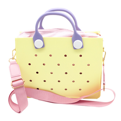 Waterproof EVA Handbag Punching Women's Tote Bags With Shoulder Strap For Women Hand Tote Bag Beach Bag - view 6
