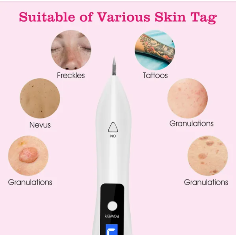 Skin Tag Repair Kit Portable Beauty Equipment Multi-Level With Home Usage USB Charging LCD Level Adjustable - view 6