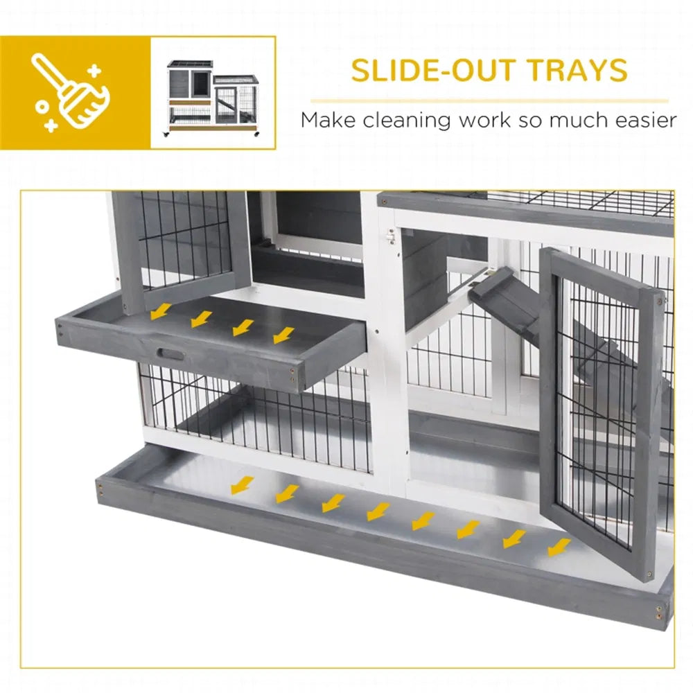 Wooden Rabbit Cage - view 3