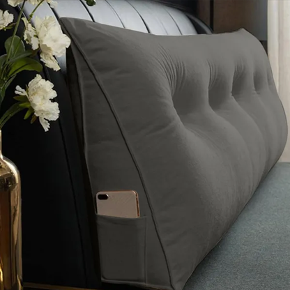 Triangle Reading Cushion With A Button-180x50x20cm - view 6