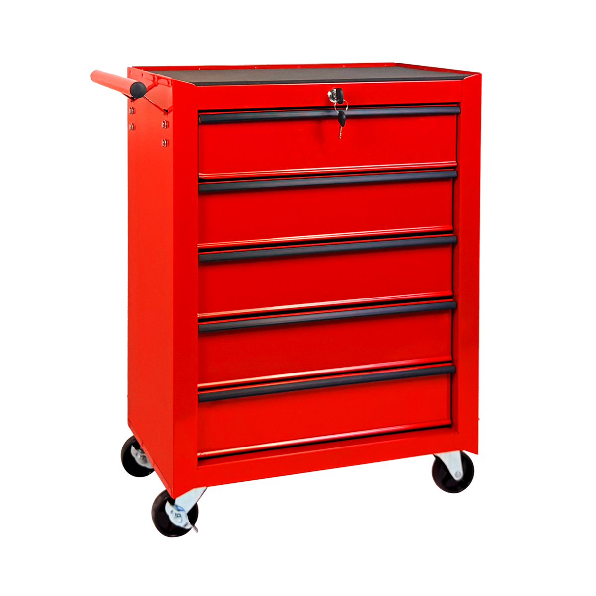 Rolling Metal Tool Chest With 5 Drawers, 20inch 5-Drawer Tool Chest Cabinet With Ball Bearing Drawer Slides - view 6