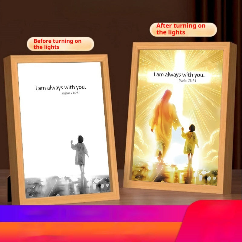Lights, Picture Frames, Jesus Decorations, Crosses, Redeeming Angels