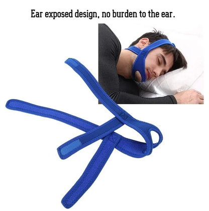 Snore Stop Anti Snoring Chin Strap Sleep Apnea Belt Snoreless Sleep Jaw Solution - view 4