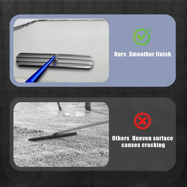 Bull Float Concrete Tools,48''×8'' Magnesium Aluminum Alloy Concrete Float with 4 Combinable Handles - view 5