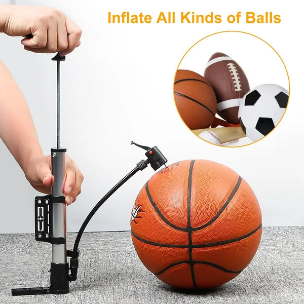Mini Bike Pump Portable Bicycle Tire Inflator Ball Air Pump W / Mount Frame For Mountain Road Bike - view 2