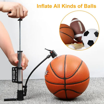 Mini Bike Pump Portable Bicycle Tire Inflator Ball Air Pump W / Mount Frame For Mountain Road Bike - view 2