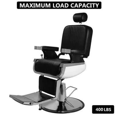 All Purpose Recline Hydraulic Barber Chair Heavy Duty Salon Spa Beauty Equipment Black - view 5