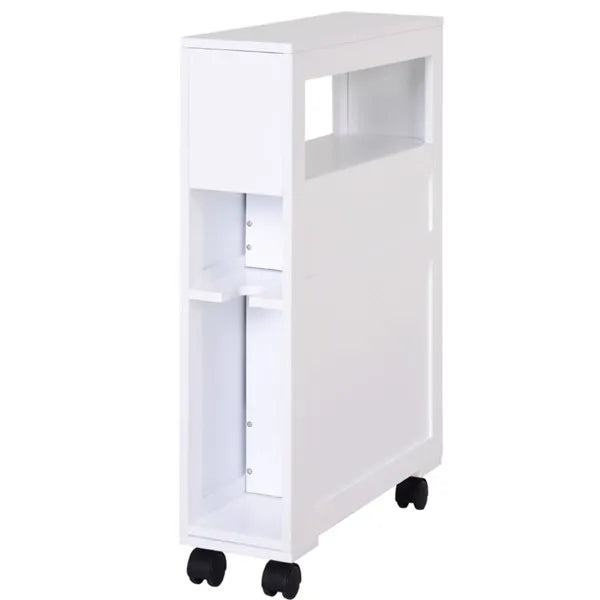 Bathroom Side Storage Cabinet - White - view 8