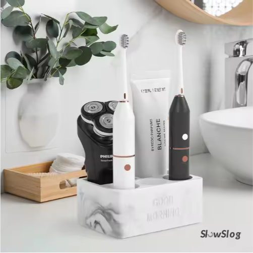 Toothpaste Holder Bathroom Counter Organizer For Electric Toothbrushes For Home Hotel - view 5