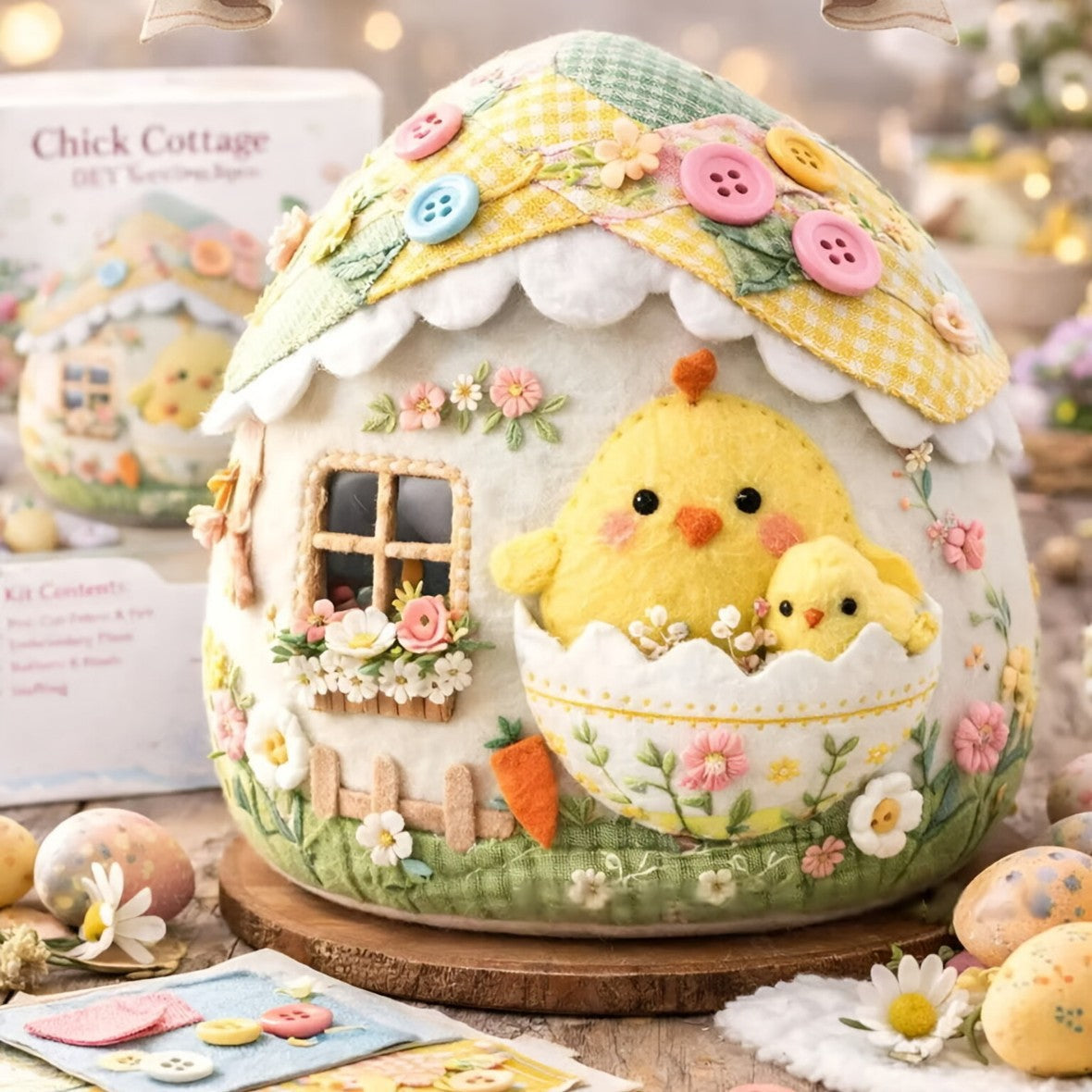 Easter Egg House DIY Sewing Kit - view 5