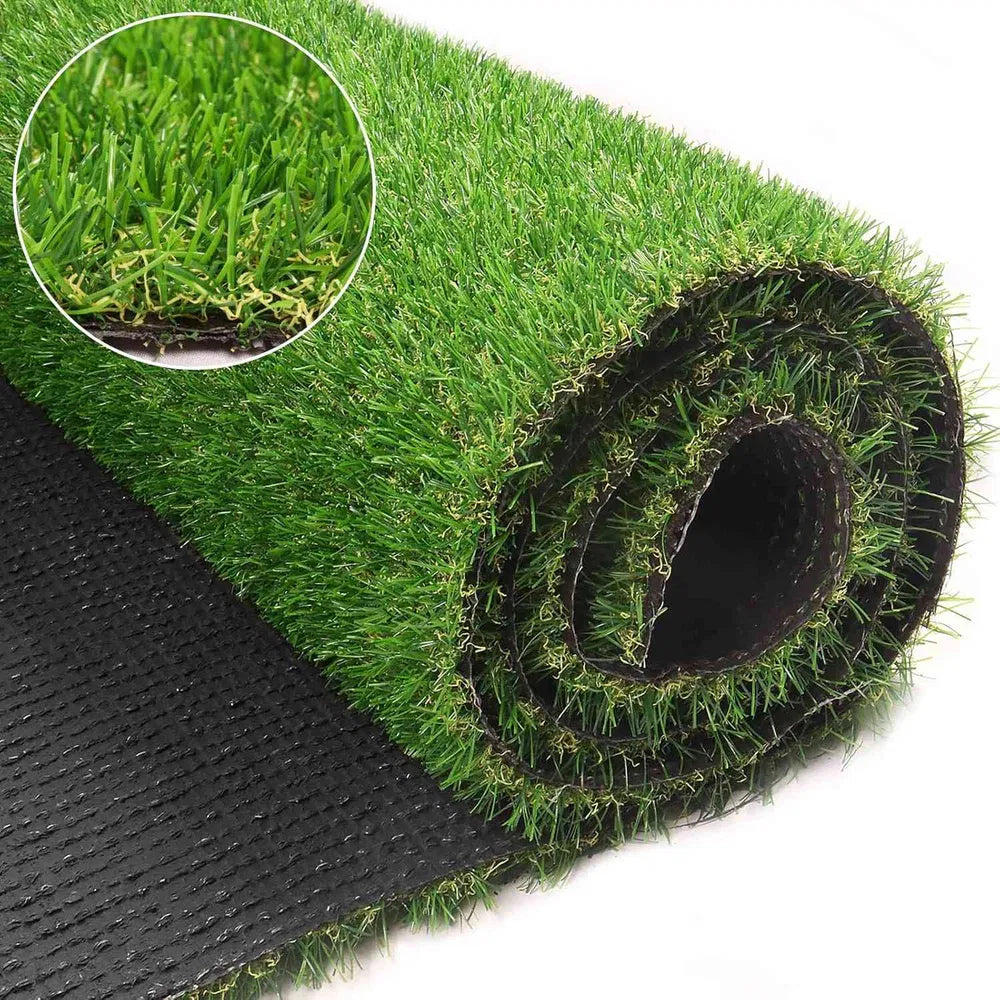 6.5ft X 15ft Artificial Turf 0.8' Mat With Drainage Holes. Fake Grass With Rubber Backing - view 5
