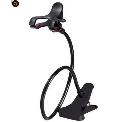 Universal Lazy Mobile Phone Gooseneck Stand Holder Flexible Bed Desk Table Clip - view 3