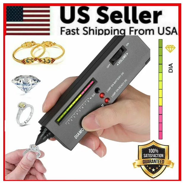Portable Diamond Tester Selector Illuminated Jewelry Gemstone Testing Tool Kit - view 2