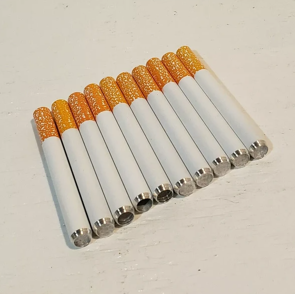 10 Pack 3' One Hitter Pipe Aluminum Bat Tobacco Smoking Dugout Accessories - USA - view 3