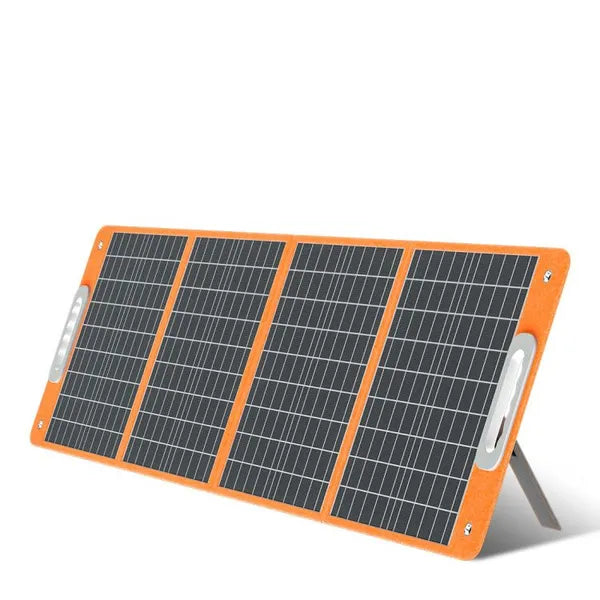 100W 18V Portable Solar Panel; Flashfish Foldable Solar Charger With 5V USB 18V DC Output Type-C Output Compatible