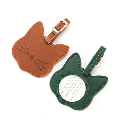 Creative Leather Luggage Tags Suitcase Hangtags - view 5